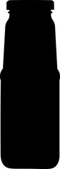 Drink Bottle Silhouette Illustration Vector