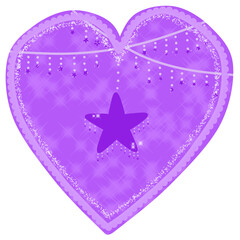 heart with stars