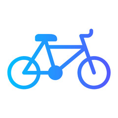 Fototapeta premium bicycle gradient icon