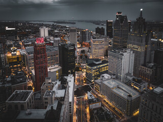 Detroit Aerial View