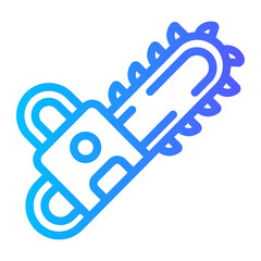 chainsaw gradient icon