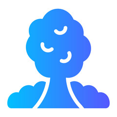 tree gradient icon