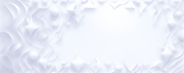 an abstract white background with wavy shapes