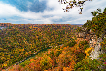 Obraz premium New River Gorge National Park | Endless Wall Trail - Diamond Point Overlook