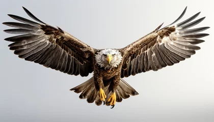 Deurstickers eagle in flight © Isidro