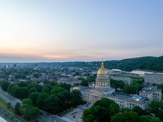 Aerial View of the West Virginia State Capitol Complex