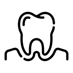 tooth Line Icon