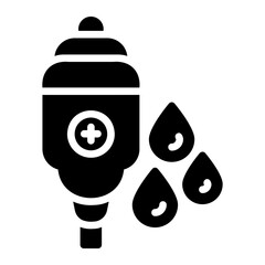 blood bag Solid icon