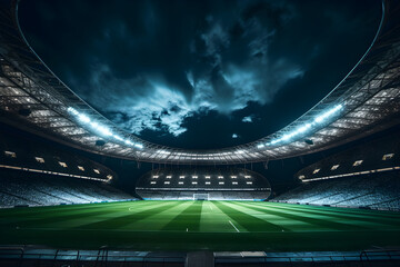 stadium at night