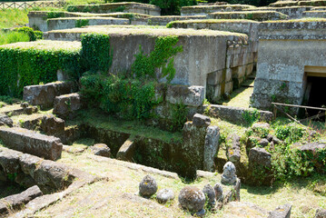 Etruscan Necropolis of Crocifisso del Tufo - Orvieto - Italy