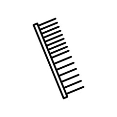 Inclined Comb line icon