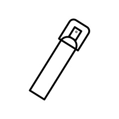 Hair Spray line icon