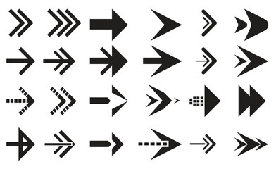 Arrows set. Arrow icon collection.