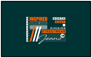 Obraz premium Style design Vector typography for print, perfect for t-shirts design, clothing, hoodies, etc.