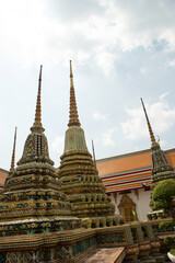 Thai temple landscape, traditional temple