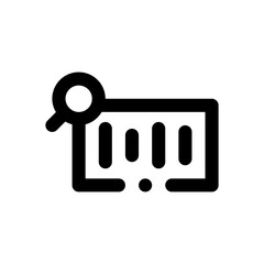 barcode line icon