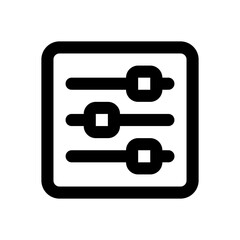 adjustment line icon