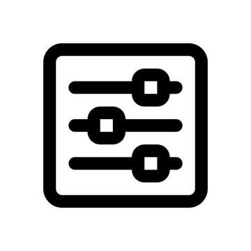 adjustment line icon