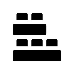 blocks glyph icon