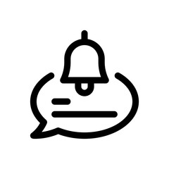 bell line icon