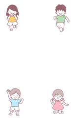 元気な子どもたち　縦