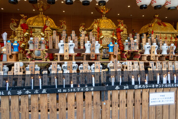 祇園祭の御旅所の風景