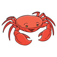 crab vector illustration