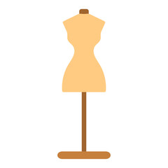 wooden mannequin isolated on transparent background