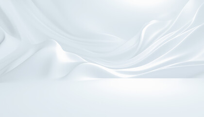 White Silk Background - 626736815