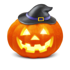 ハロウィンのかぼちゃ イラスト ジャックオランタン リアル 