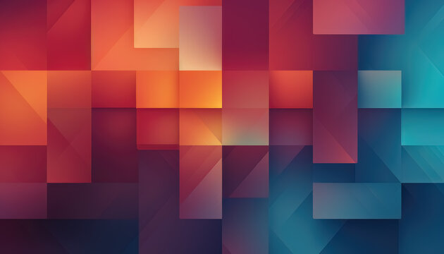 Abstract Background with  Squares