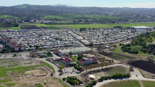 Aerial view of the Cal Poly Pomona University