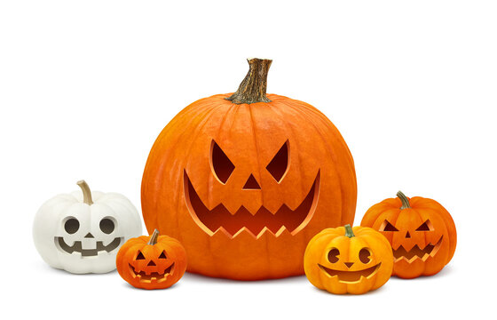 ハロウィンのかぼちゃ イラスト ジャックオランタン リアル 