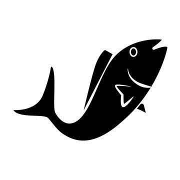 recommend clip art: FIsh on glyph style
