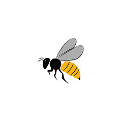 bee icon design template