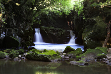 Fototapeta premium 広木の滝 鹿児島県姶良市