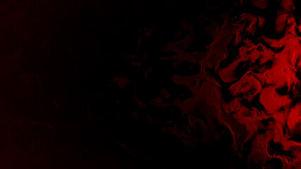 Fototapeta premium red dark shaded biological shapes texture - abstract 3D illustration