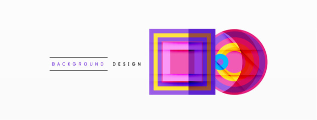 Geometric shapes vector design with dynamic shadow effect features a captivating composition, where precise forms intersect and overlap