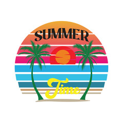 Summer T-Shirt Design, Design, Graphics, SVG, Summer,