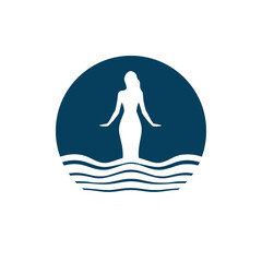 simple recreational wellness lifestyle club logo vector illustration template design