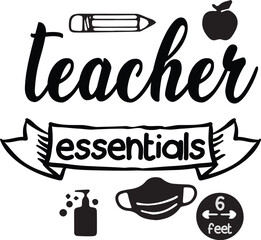 Teacher T-shirt design Lettering