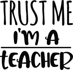Teacher T-shirt design Lettering