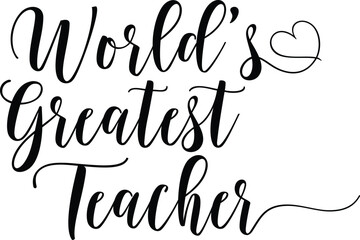 Teacher T-shirt design Lettering