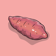 illustration of sweet potato