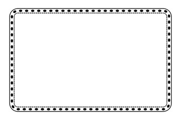 simple vector basic shape Frame, for Certificate, Placard or element design border