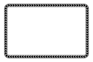 simple vector basic shape Frame, for Certificate, Placard or element design border