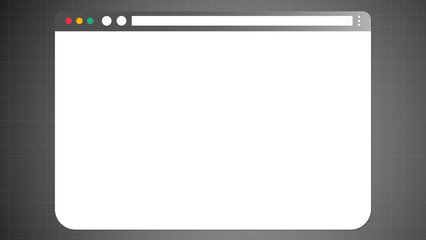 website Mockup with Background