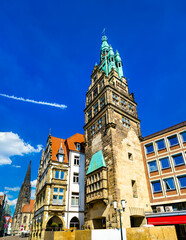 Stadthausturm, Town House Tower in Muenster, North Rhine-Westphalia, Germany