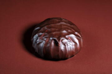 fresh marshmallows in chocolate