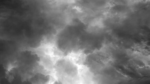 Lightining Bolt In The Sky During A Thunderstorm